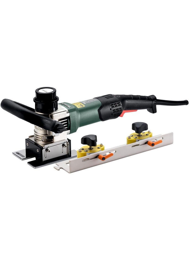 Metabo Metabo Variable Speed Weld Shaver 800012600 RPM 145 AMP wNonLock Paddle 50cm Magnetic Guide Rail PFM 17 Green  - Image 2