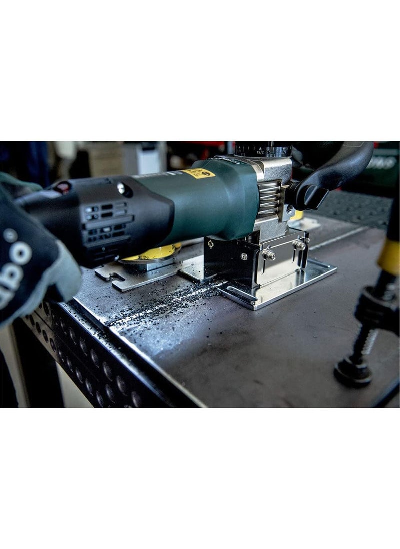 Metabo Metabo Variable Speed Weld Shaver 800012600 RPM 145 AMP wNonLock Paddle 50cm Magnetic Guide Rail PFM 17 Green  - Image 5