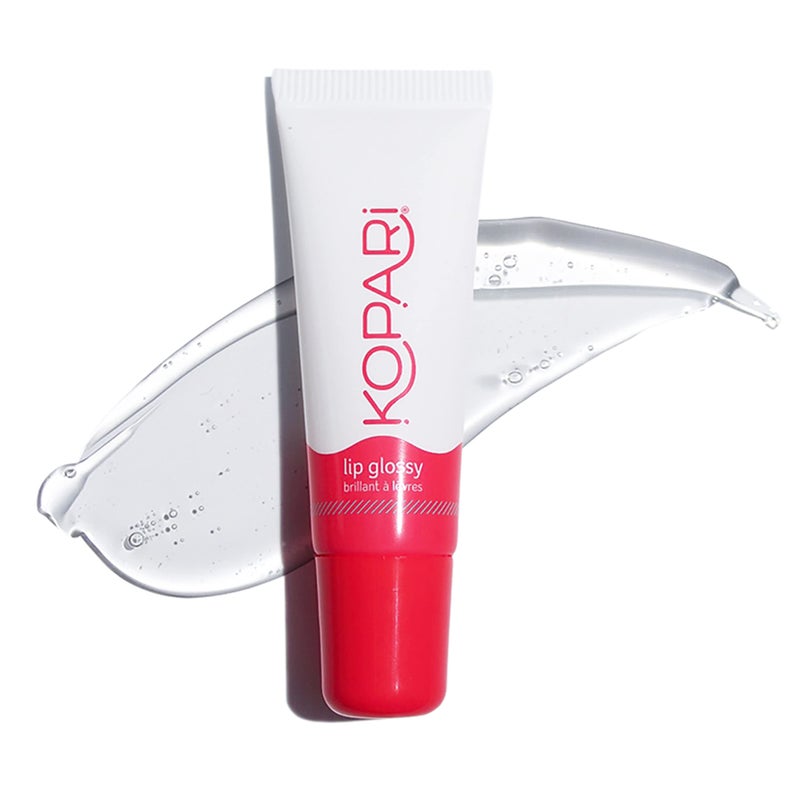 Kopari Kopari Coconut Lip Glossy  Clear Lip Oil Gloss Sheer Non Stick Gloss Hydrating and Moisturizing Infused with Shea Butter  Squalane Clear