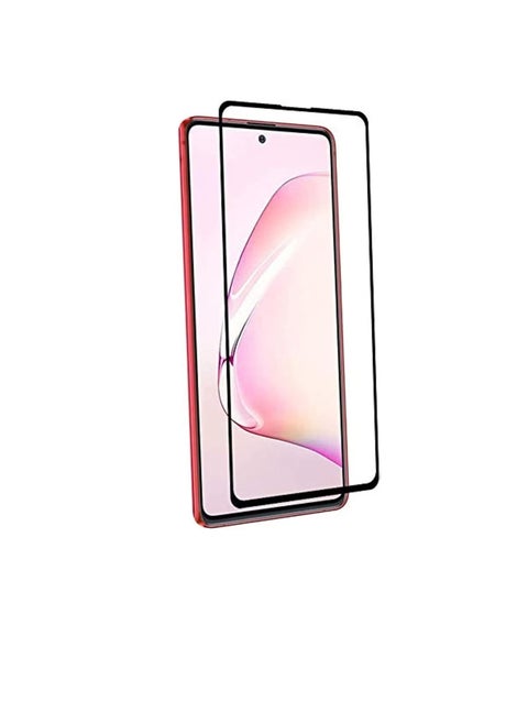 Full screen coverage 9d tempered glass protector compatible with samsung galaxy s10 lite precision engineered, case friendly, touch sensitive and bubble free installation