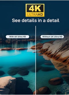ARRQW 75 Inch 4K UHD Smart LED TV with Android 11, 3840x2160 Resolution, 5000:1 Contrast, 60Hz Refresh Rate, 350 nits Brightness, 1.07B Colors, Dolby/Dolby+, Bluetooth 5.0, Wi-Fi, HDR10, 4 HDMI & 2 USB Ports, Stereo Sound, Multiscreen, Sleep Timer | Model No: RO-75LCS  - Image 4