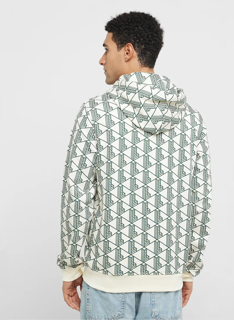 LACOSTE Logo Hoodie
