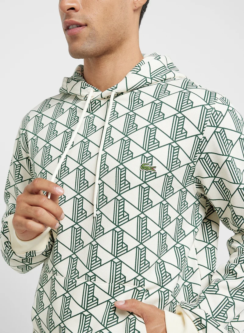 LACOSTE Logo Hoodie