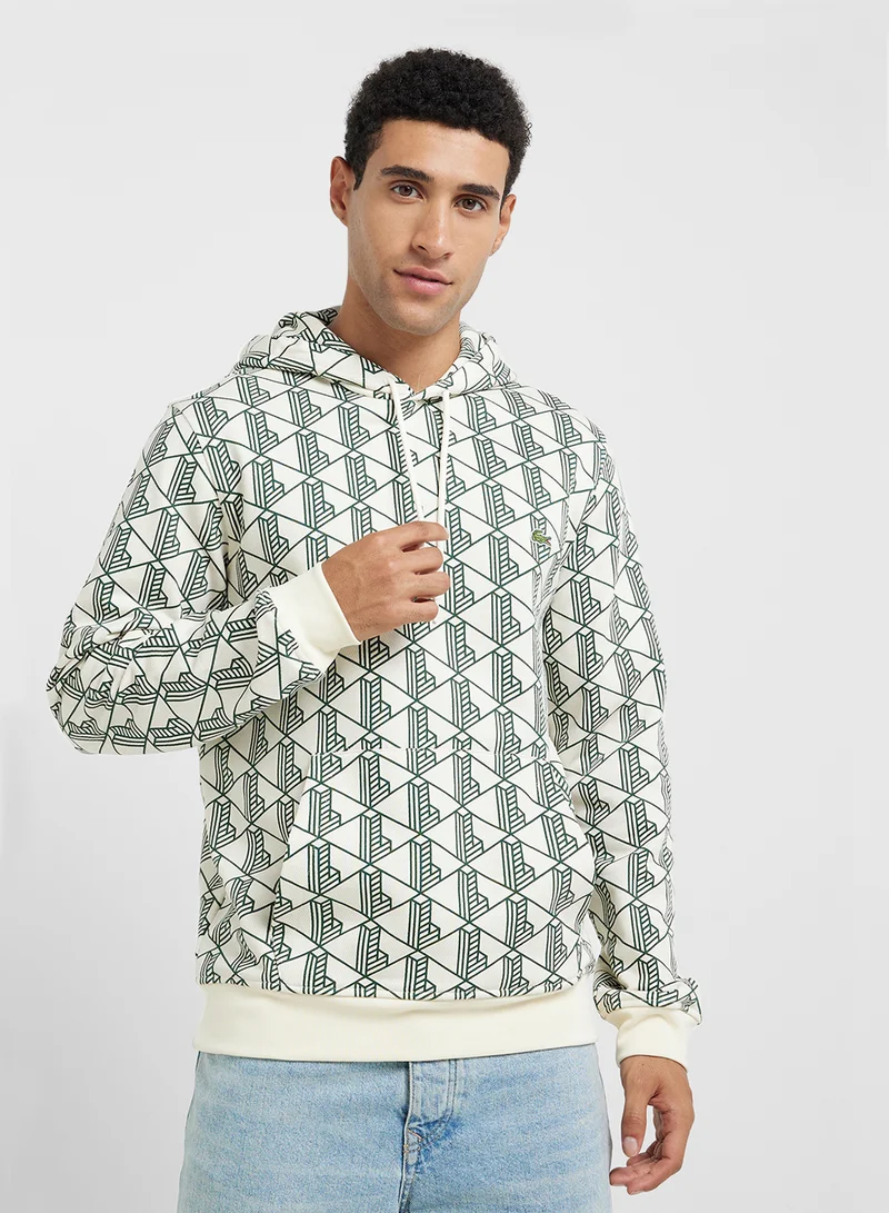 LACOSTE Logo Hoodie