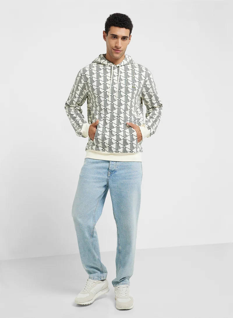 LACOSTE Logo Hoodie
