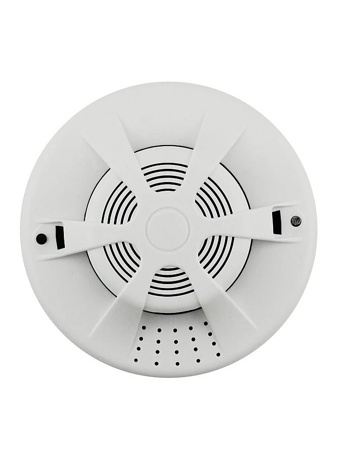 Standalone 9V Battery (Included) Operated Smoke Detector, 10M Coverage Photoelectric Sensor for Home and Office Security DIY with built in alarm and RF433