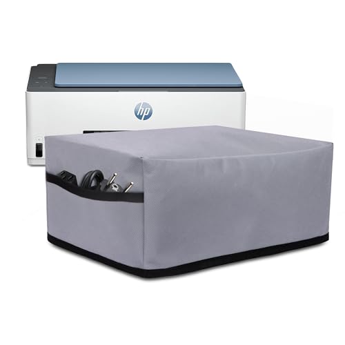 Crasome Dust & Water Proof Printer Cover for HP Smart Tank All-in-One 580 / 581 / 584 / 585 (Grey) - Image 1
