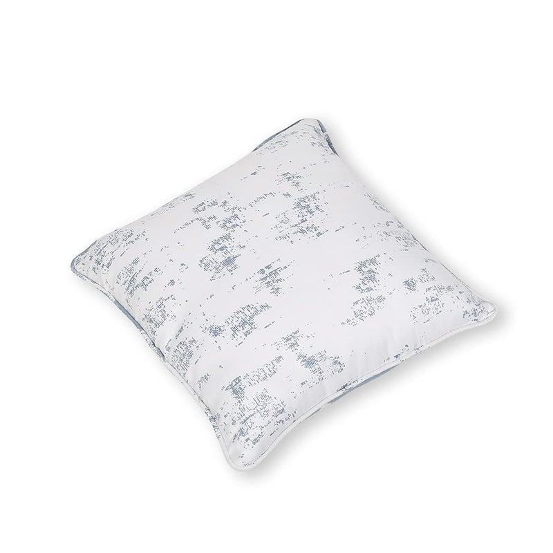 Swayam Cotton Set 2 Decorative Soft Cushion Case Square Pillowcases for Couch Sofa Bed Living Room 16 X 16 Inches Grey - Image 3