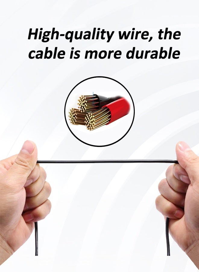مكعب جي طقم توصيل كاميرا السيارة، طقم توصيل كاميرا السيارة بمنفذ USB من النوع C، كابل متدرج، 12 فولت - 24 فولت إلى خرج 5 فولت 2.5 أمبير كحد أقصى، متوافق مع معظم كاميرات السيارة المتوفرة بمنفذ USB من النوع C - Image 5