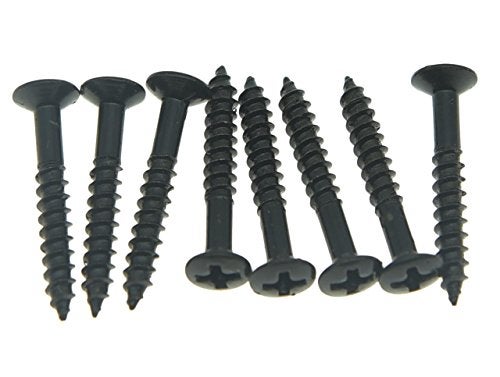 KAISH Metric Thread Humbucker Pickup Height Screws Humbucker Pickup Ring Pickup Surround Frame Mounting Screws Springs for Epi SG Import Pickups Black - Image 4
