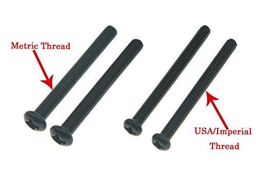 KAISH Metric Thread Humbucker Pickup Height Screws Humbucker Pickup Ring Pickup Surround Frame Mounting Screws Springs for Epi SG Import Pickups Black - Image 5