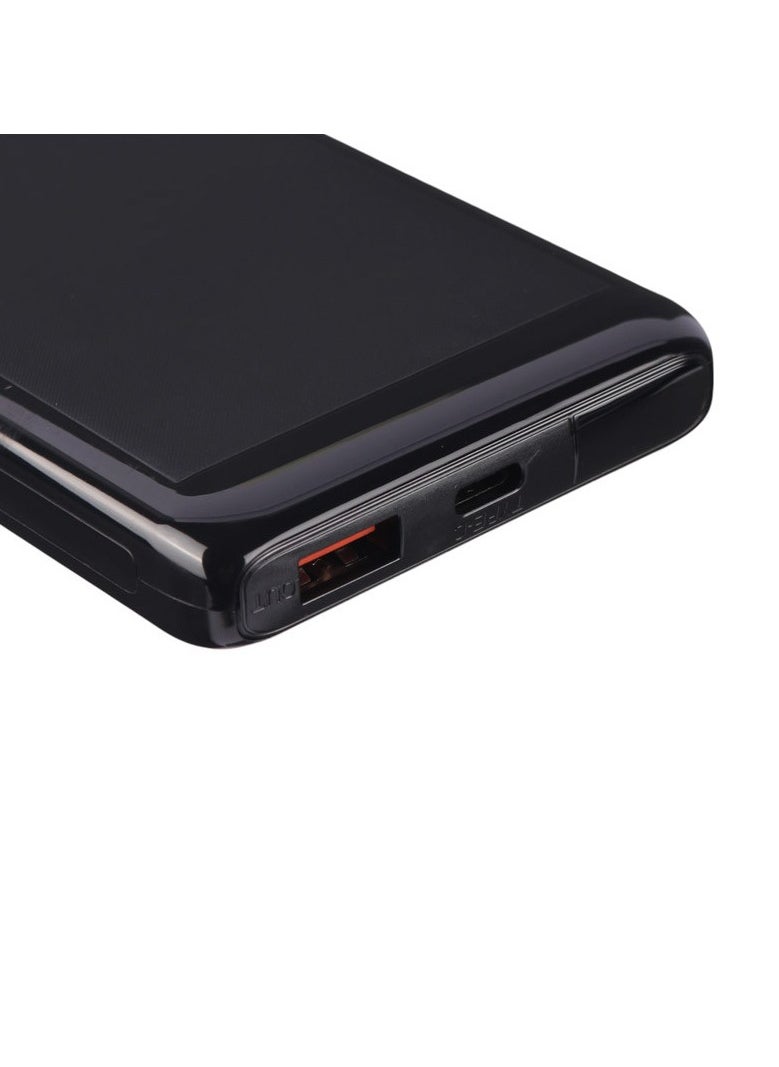 Earldom - Earldom 10000mAh Power Bank with Digital Display and 22.5W PD Fast Charging - Black - Image 1