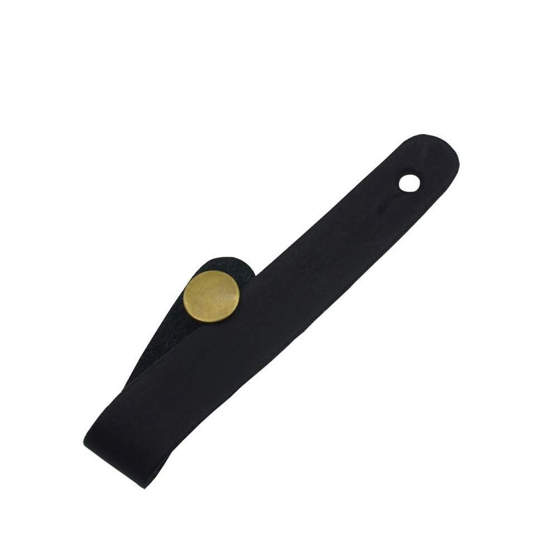 BaaSid Premium Guitar Strap Lock, Leather Guitar Strap Button, Leather Guitar Neck Strap Button, Guitar Headstock Strap Tie, Anti Copper Suited for Acoustic, Electric, Bass Guitars, Ukulele Straps - Image 4