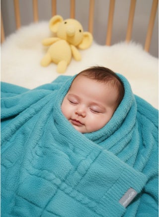 Soft Baby Blanket Soft Pink Pointelle Cot Blankets 80 X 100 Cm✔️ Petite Amélie