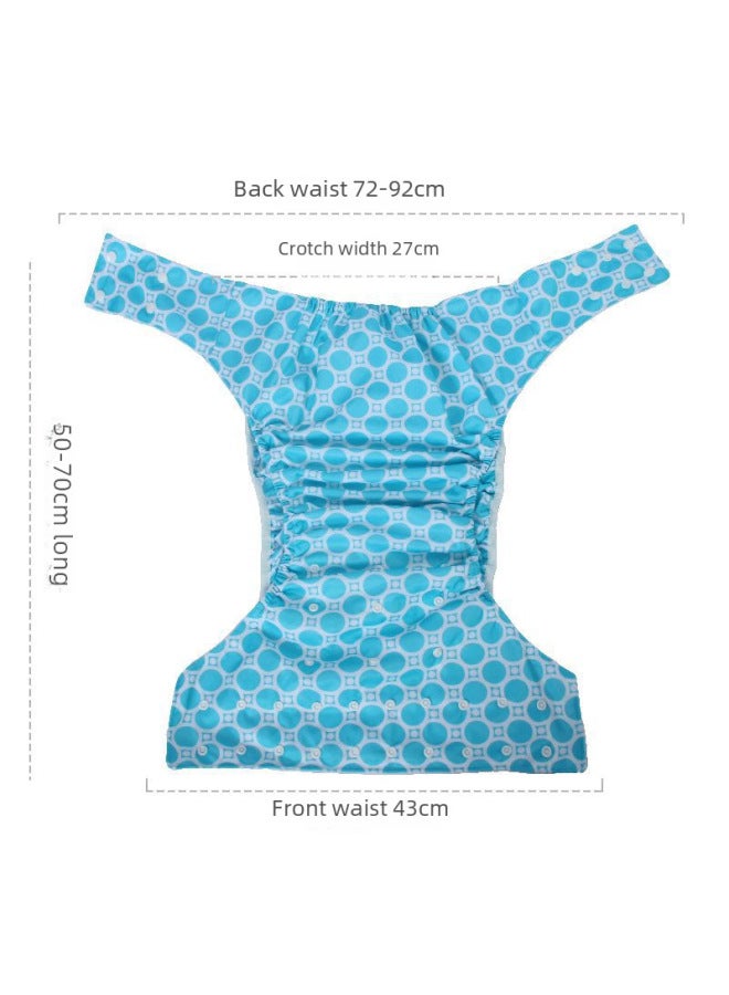 حفاضات كبار السن المضادة للتسرب الجانبي والمقاومة للماء - سراويل حفاضات قابلة للغسل مقاس كبير لسلس البول - Image 4