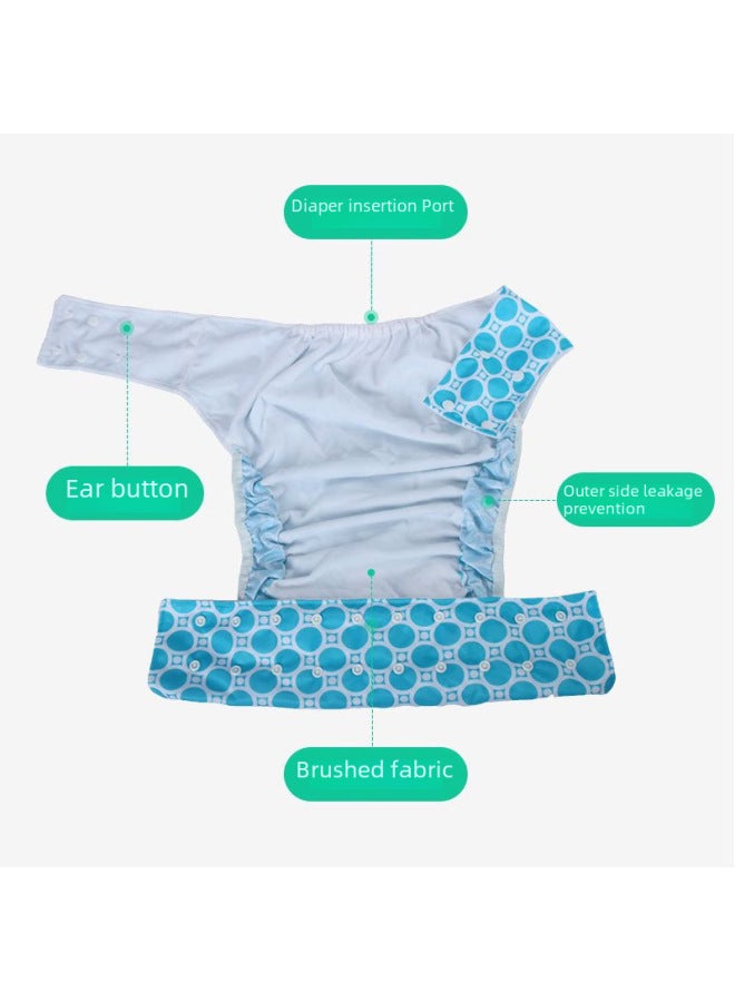 حفاضات كبار السن المضادة للتسرب الجانبي والمقاومة للماء - سراويل حفاضات قابلة للغسل مقاس كبير لسلس البول - Image 2