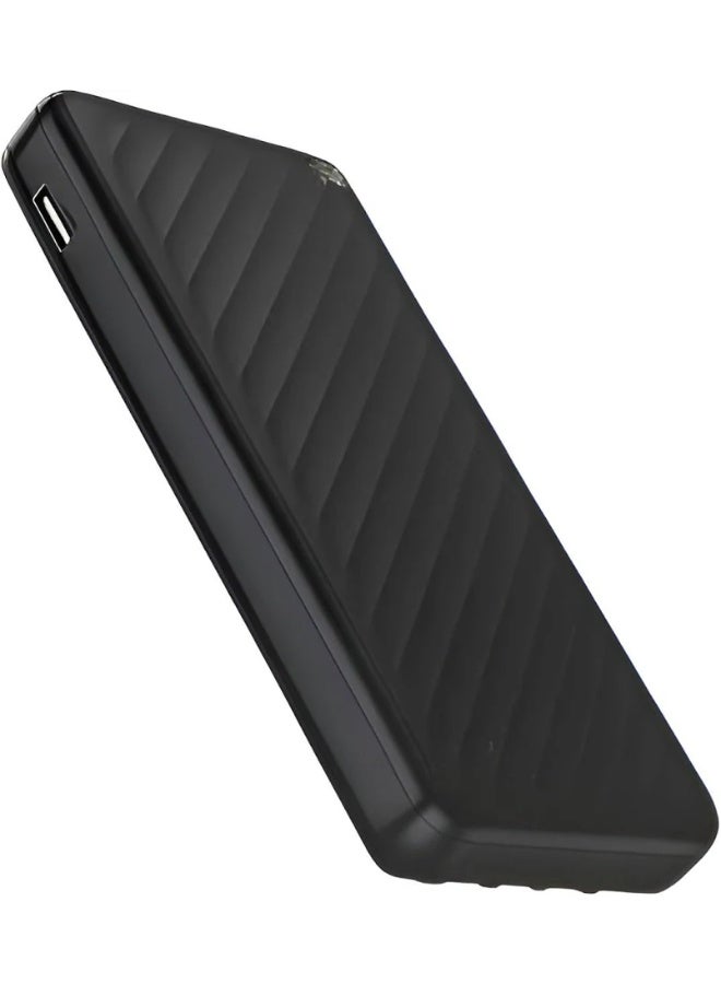 كالوس بنك الطاقة المحمول CALUS P107 MAX بقدرة 10500 مللي أمبير في الساعة مع 4 كابلات شحن سريعة مدمجة (Lightning، Type-C، Micro-USB، USB) - حزمة بطارية خارجية فائقة النحافة بقدرة 12 وات لأجهزة iPhone وSamsung وAndroi - Image 1