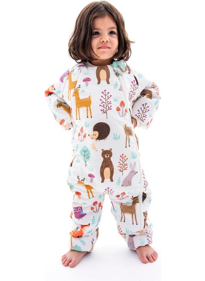 Mini Kiti Mini Kit 2.5 Tog Girl and Boy Baby Thick Filled Cute Animals Sleeping Bag 