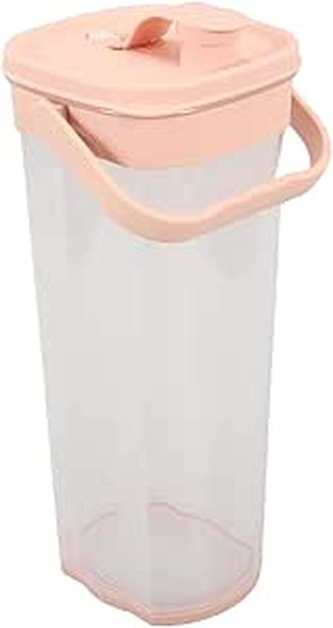 Large 2L Rose Water Jug Beverage Dispenser With Lid For Fridge - Image 1