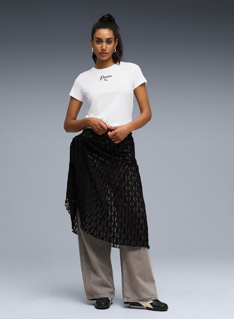 PUMA Essential Script T-Shirt - Image 3