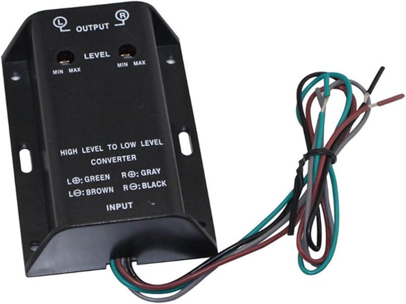 Car High Low Level Converter Adapter Wire Cord RCA Audio - Image 4