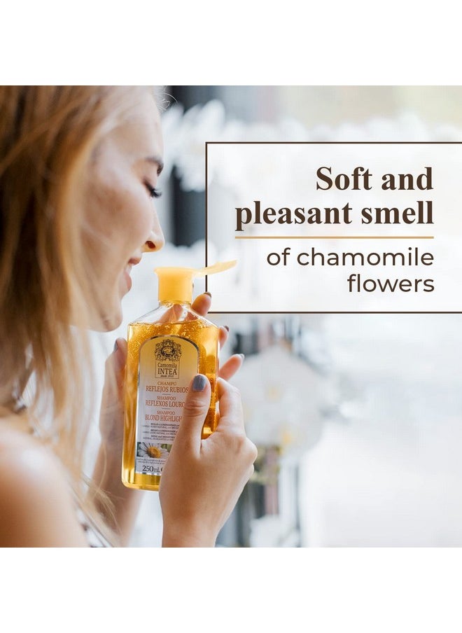 Intea Intea Chamomile Shampoo - Premium Blonde Brightening Shampoo - Non-Ammonia, Easy Application for Natural or Dyed Hair - 8.5oz  - Image 5