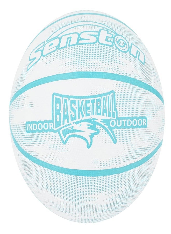 Senston Size 7 Basketball PU Leather Indoor/Outdoor Cement Court & Monsoon Use Dust-Proof Grip | with Pump & Needle - Image 2