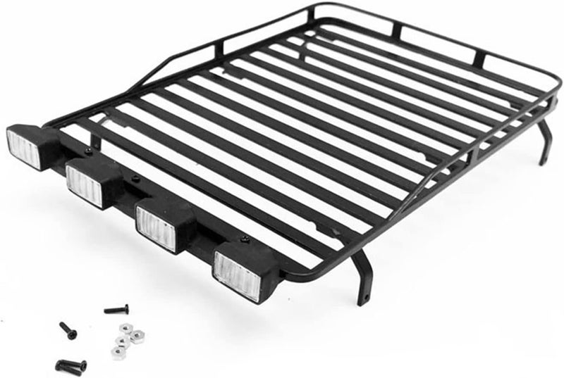 Yurefax Metal Luggage Plate for RC4WD D90 Car Roof Rack