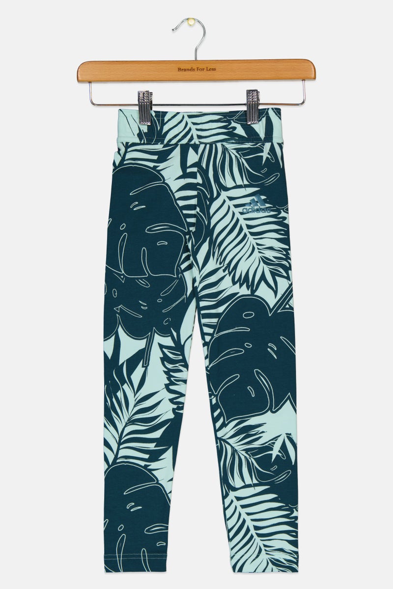 Adidas Kids Girl Tight Fit Training Leggings, Multicolor  - Image 1