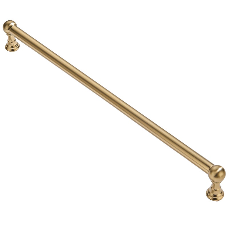 ZAUYX 1 Pack 12 Inch Hole Center Appliance Pulls Champagne Bronze Cabinet pulls 100 Solid Heavy Duty Warm Brass Dresser Pulls Cabinet Drawer Pulls for Kitchen Cupboard Hardware - Image 2