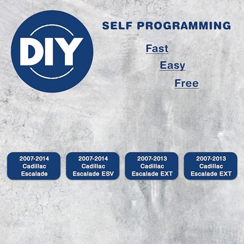 KeylessOption Key Fob Replacement for 2007 2008 2009 2010 2011 2012 2013 2014 GM Yukon Chevrolet Chevy Suburban Tahoe Remote, 6-Button OUC6000066, Programming Guide Included - Image 3