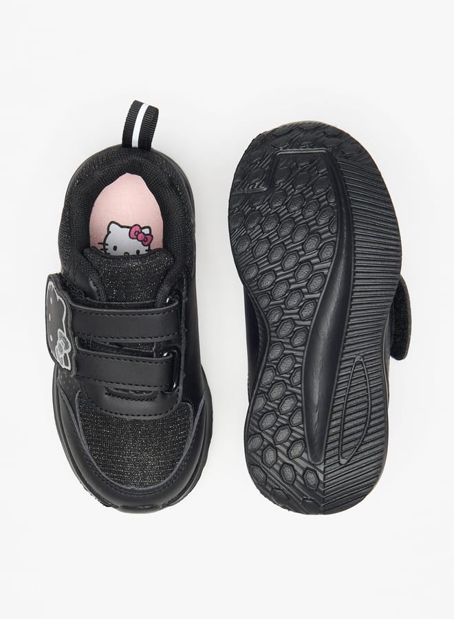Hello Kitty أحذية مدرسية مزخرفة بإغلاق بخطاف وحلقة - Image 4