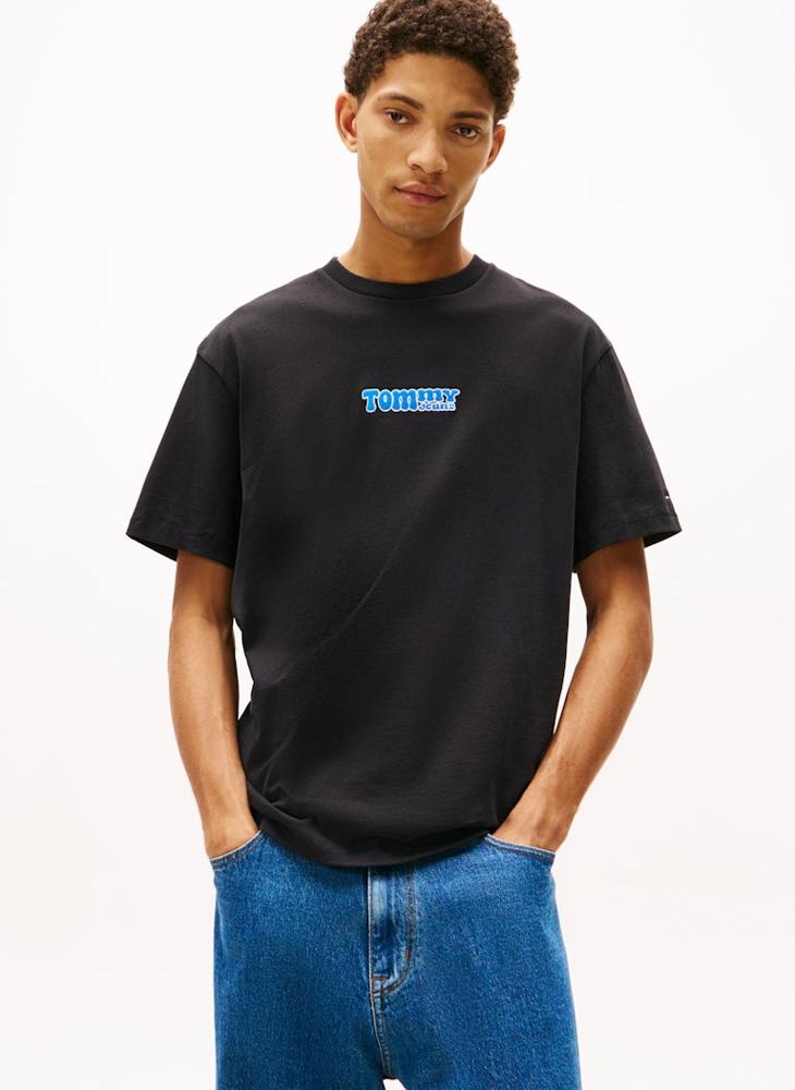 TOMMY JEANS Logo Crew Neck T-Shirt - Image 1