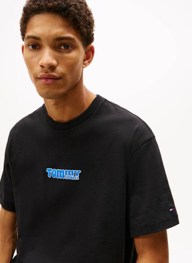 TOMMY JEANS Logo Crew Neck T-Shirt - Image 3