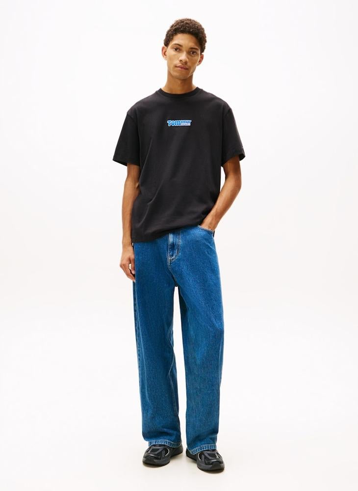 TOMMY JEANS Logo Crew Neck T-Shirt - Image 4