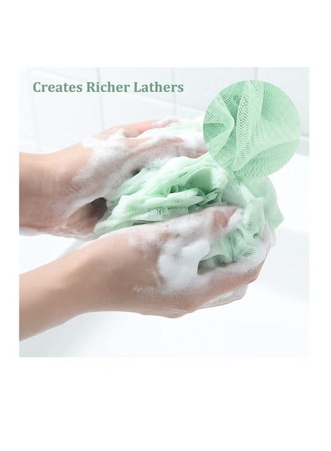 Bath Sponges Shower Loofahs 60g Mesh Balls Sponge 4 PCS - Image 3