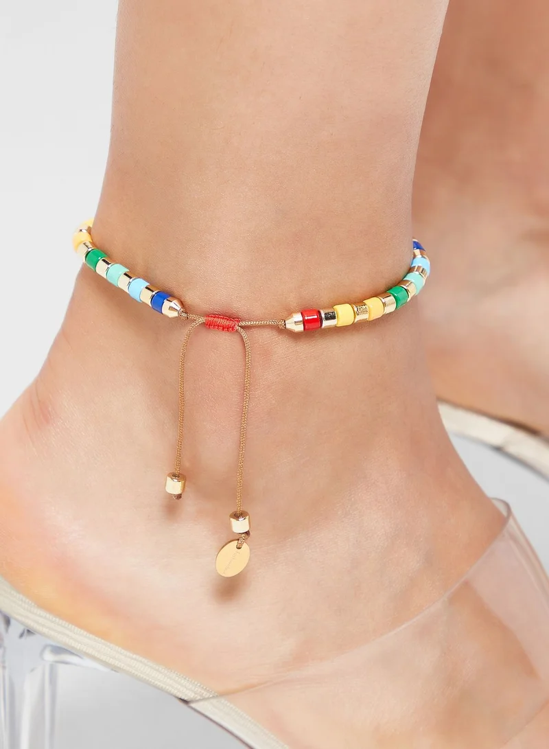 Fashionbox Sardinia Gold Plated Anklet