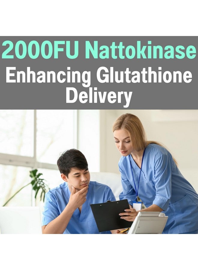 SHIZAM شيزام 600 ملغ NAC 2000 FU 100 ملغ ناتوكيناز و 400 ملغ جلوتاثيون مخفض Gummies، مكملات سائلة/أقراص مسحوق كابسولة N-أسيتيل سيستين، N أسيتيل سيستين عضوي 1000 ملغ 4000 600 ملغ - Image 5