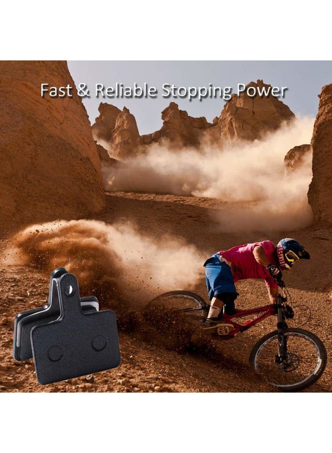 Panmout Bike Brake Pads, Best Tek Disc Brake Pads for Shimano M315 M355 M515 M525 C501 C601 M375 M395 M415 M416 M446 M465 M475 M485 M486 and Replacement Other Same Desgin Bicycle Disc Brake Pads (2 Pairs) - Image 3
