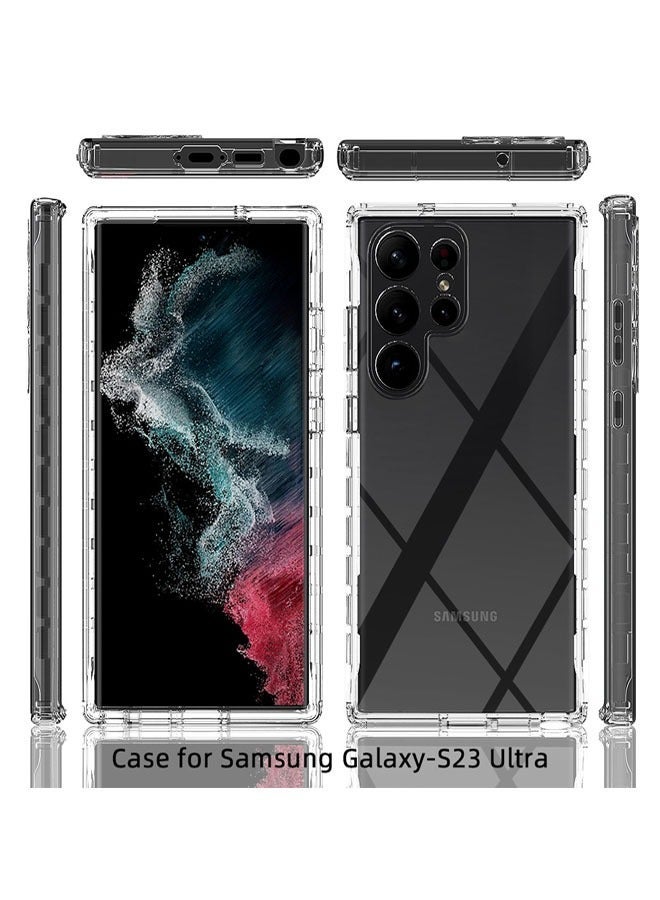 IAF Samsung Galaxy S23 Ultra Case, Shockproof Protective Phone Case, TPU Shock-Absorption, Reinforced Corners, Transparent Cover for Samsung S23 Ultra 5G - Image 2
