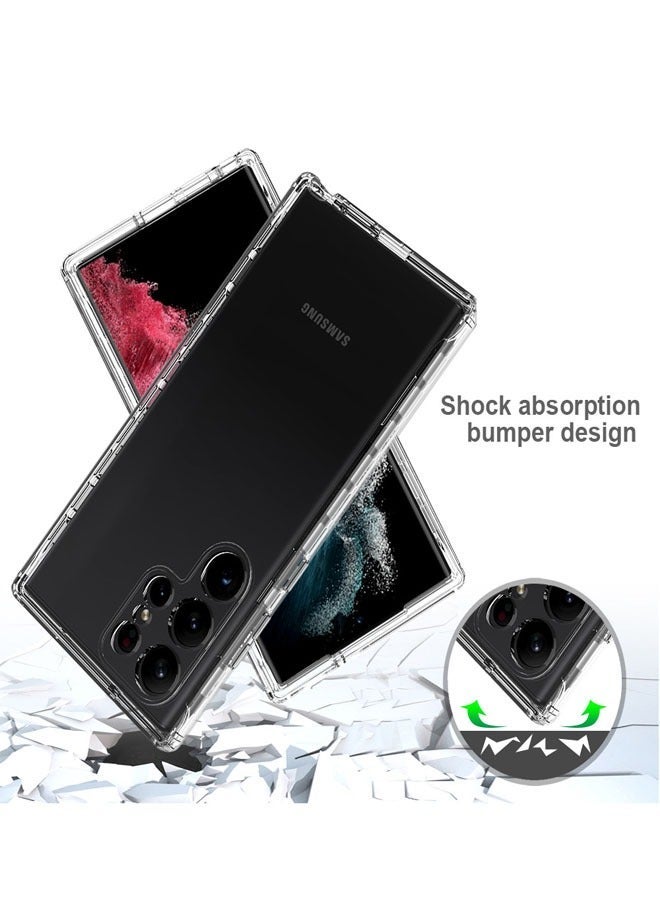 IAF Samsung Galaxy S23 Ultra Case, Shockproof Protective Phone Case, TPU Shock-Absorption, Reinforced Corners, Transparent Cover for Samsung S23 Ultra 5G - Image 3