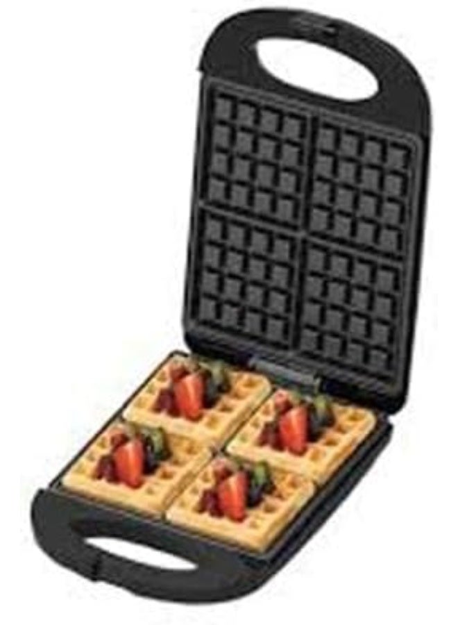 سوكاني صانعة وافل سوكاني كبيرة 1200 واط، 4 قطع، سطح غير لاصق بتقنية تسخين سريعة وحديثة – موديل SK-08035، ضمان لمدة عام - Image 4