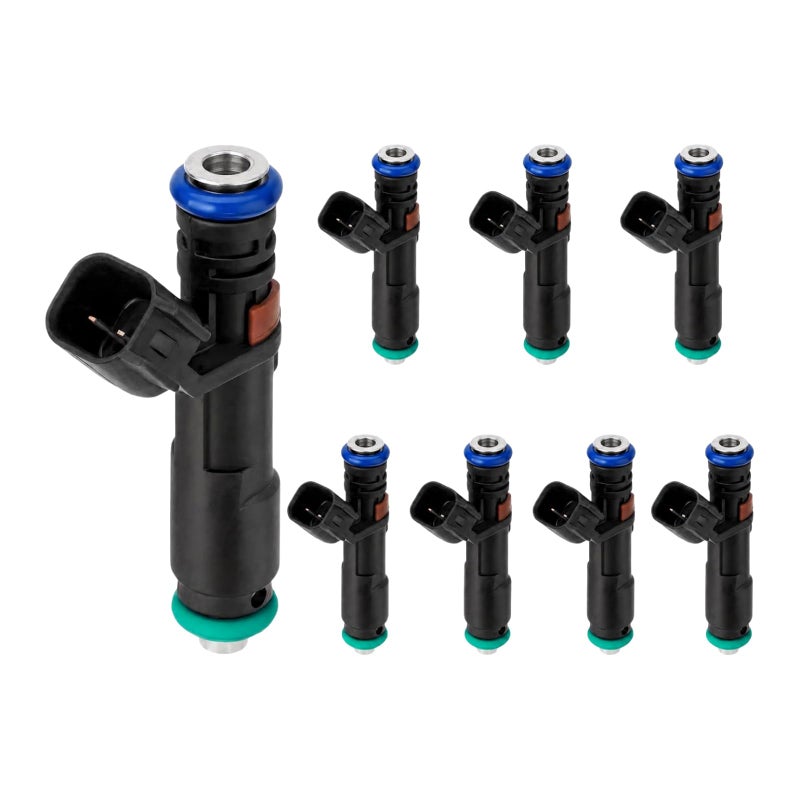 AUTO OCCASION Fuel Injector Set of 8 2 Holes Compatible with Ford F150 F250 F350 Super Duty Expedition V8 54L Lincoln Navigator Mark Replace FJ817 - Image 2