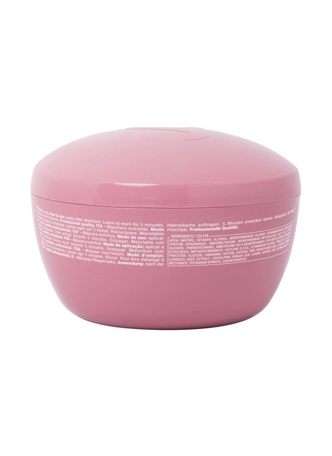 ALFAPARF MILANO Semi Di Lino Moisture Nutritive Hair Mask Deep Conditioning Hair Repair Mask For Hydration & Shine Sulfate Paraben & Paraffin Free Professional Quality Hair Care (6.76 Oz)  - Image 2