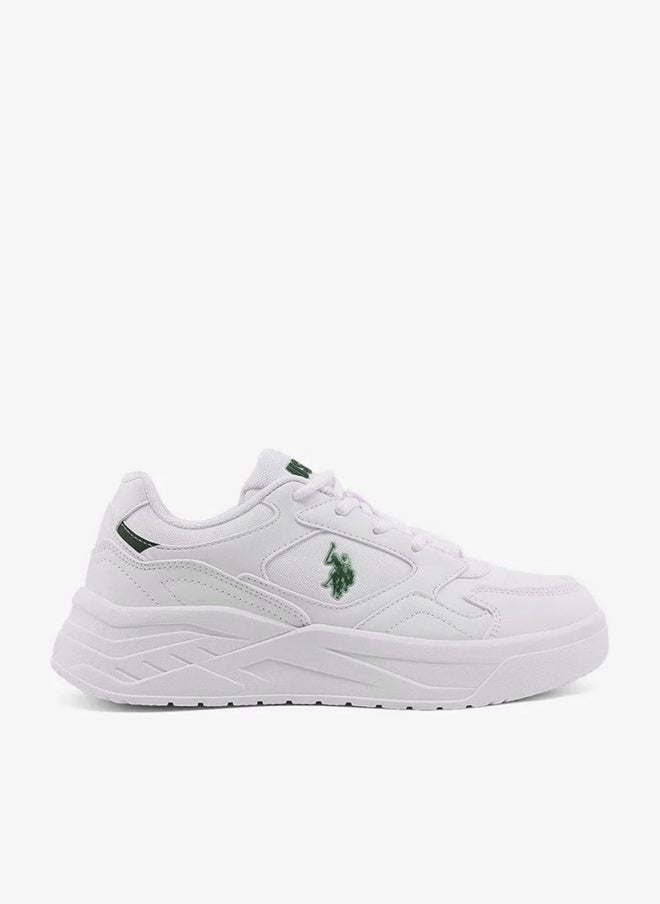 U.S. Polo Assn. Women’s White MARTHA GLB 6FX Sneakers – Chunky Platform Casual Shoes for Everyday Style - Image 1