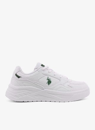 أحذية رياضية نسائية بيضاء من U.S. Polo Assn. MARTHA GLB 6FX - أحذية كاجوال ذات منصة سميكة لأسلوب يومي - view 2