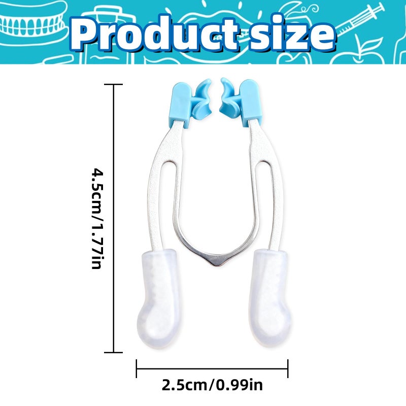 Ceonam 2 Pack Dental Matrix Band Retainer Rings with Plastic Wedges â€“ Stainless Steel Sectional Contoured Matrix Clip Retainer Clamp Tools for Dental Restorative Procedures - Image 2