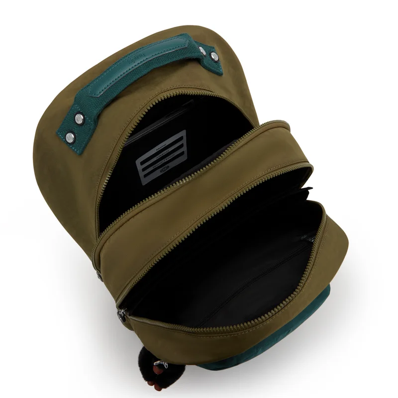 Kipling  Kipling  Class Room Black Khaki Bl Large Backpack with Laptop Compartment I4053-5FY  | Best Price UAE