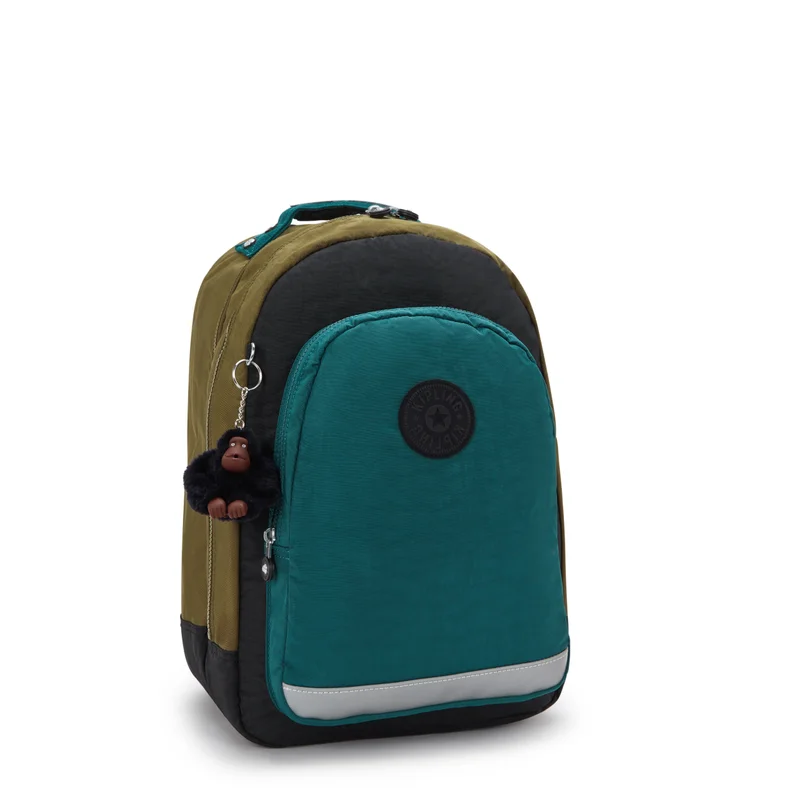 Kipling  Kipling  Class Room Black Khaki Bl Large Backpack with Laptop Compartment I4053-5FY  | Best Price UAE