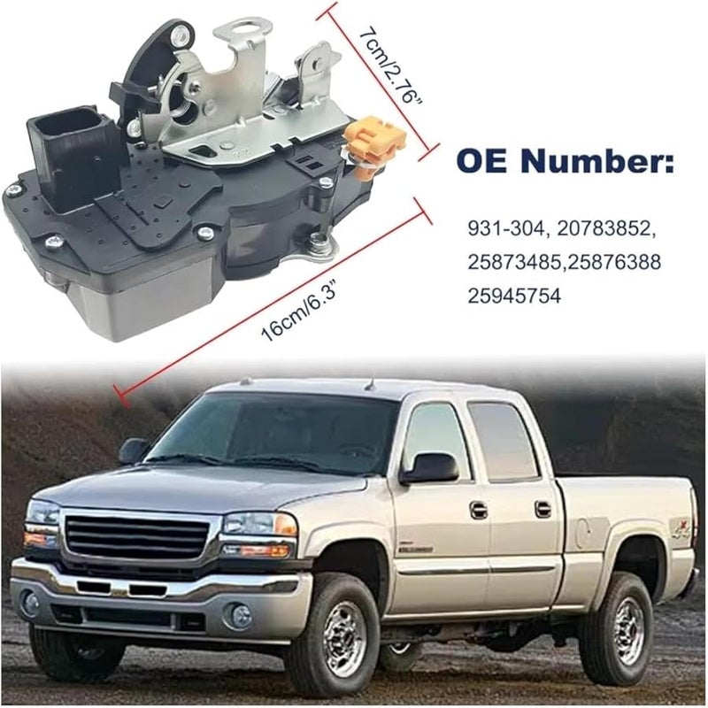 Chevrolet Avalanche Tahoe 2007 2009 Front Right Passenger Door Lock Actuator Assembly 20783852 - Image 4